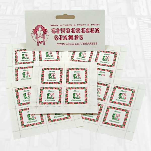 Christmas Candle Stamp (White)